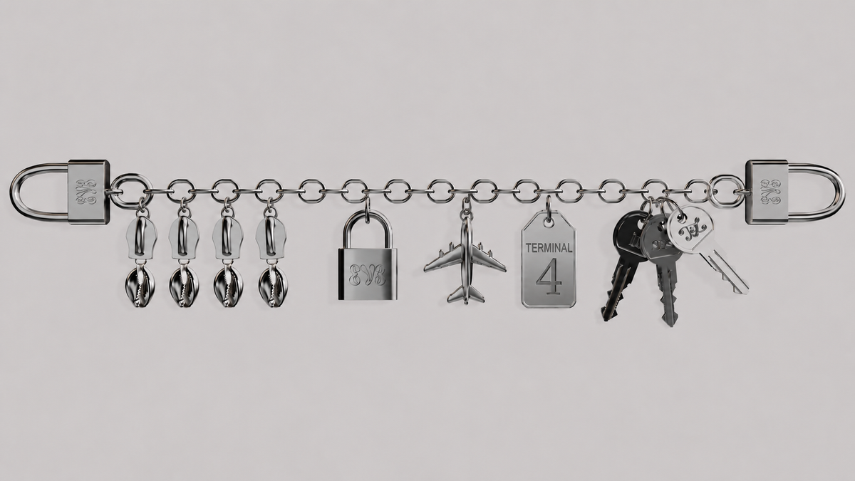 TERMINAL 4 BAG CHARM